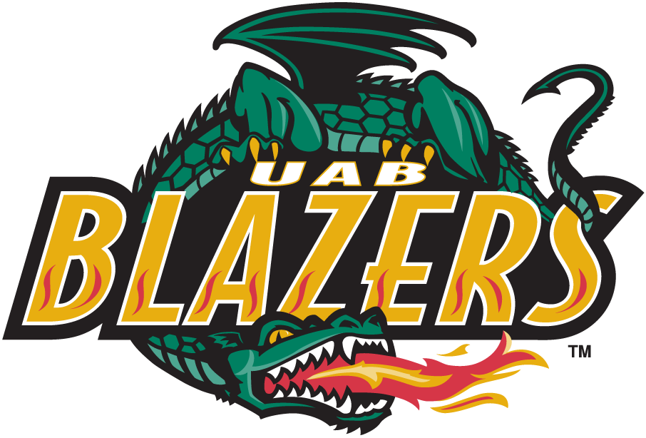 UAB Blazers 1996-2014 Alternate Logo 03 vinyl decal